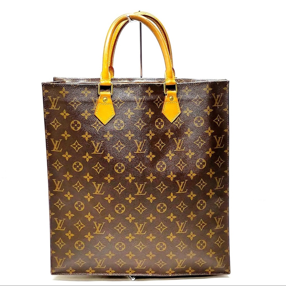 AUTH Louis Vuitton LV Sac Plat Shopping Bag Business Tote - Picture 4 of 12